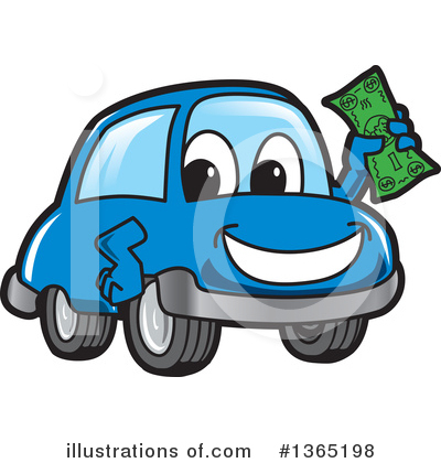 Car Character Clipart #1365198 by Mascot Junction