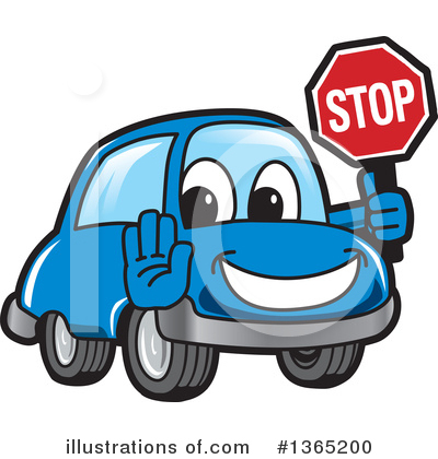 Car Character Clipart #1365200 by Mascot Junction