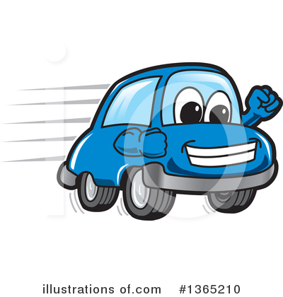 Car Character Clipart #1365210 by Mascot Junction