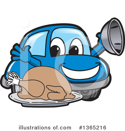 Royalty-Free (RF) Car Character Clipart Illustration by Mascot Junction - Stock Sample #1365216