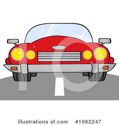 Royalty-Free (RF) Car Clipart Illustration by Hit Toon - Stock Sample #1062247