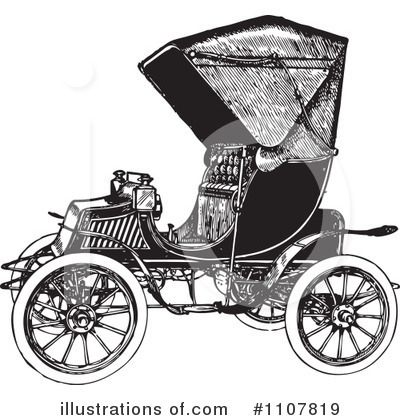 Antique Car Clipart #1107819 by BestVector