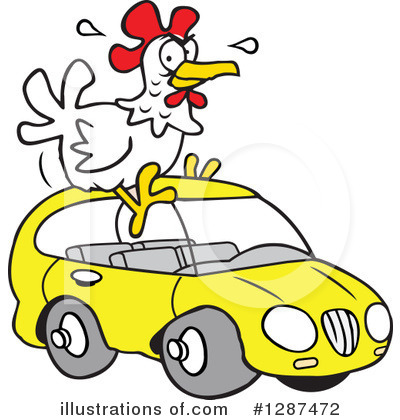 Chicken Clipart #1287472 by Johnny Sajem