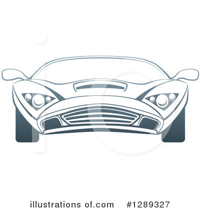 Sports Car Clipart #1289327 by AtStockIllustration