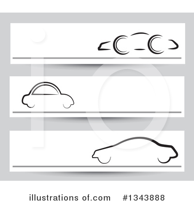 Royalty-Free (RF) Car Clipart Illustration by ColorMagic - Stock Sample #1343888