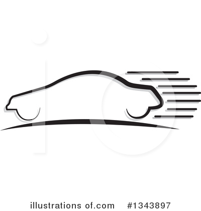 Royalty-Free (RF) Car Clipart Illustration by ColorMagic - Stock Sample #1343897