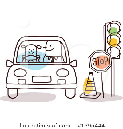 Royalty-Free (RF) Car Clipart Illustration by NL shop - Stock Sample #1395444