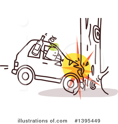 Drunk Driving Clipart #1395449 by NL shop