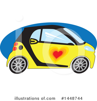 Royalty-Free (RF) Car Clipart Illustration by Maria Bell - Stock Sample #1448744