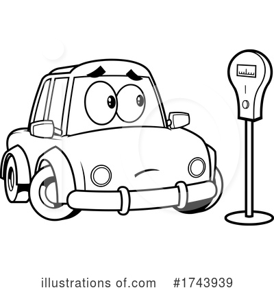 Royalty-Free (RF) Car Clipart Illustration by Hit Toon - Stock Sample #1743939