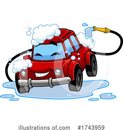 Royalty-Free (RF) Car Clipart Illustration by Hit Toon - Stock Sample #1743959
