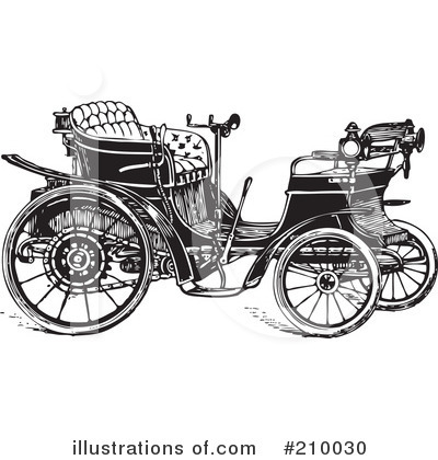 Royalty-Free (RF) Car Clipart Illustration by BestVector - Stock Sample #210030