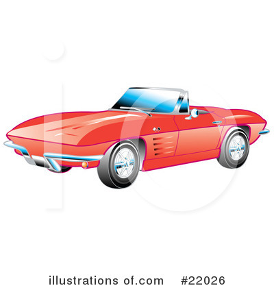 Royalty-Free (RF) Car Clipart Illustration by Andy Nortnik - Stock Sample #22026