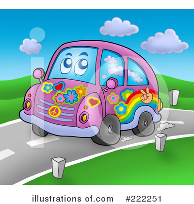 Royalty-Free (RF) Car Clipart Illustration by visekart - Stock Sample #222251