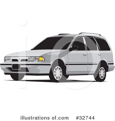 Royalty-Free (RF) Car Clipart Illustration by David Rey - Stock Sample #32744