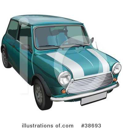 Royalty-Free (RF) Car Clipart Illustration by dero - Stock Sample #38693
