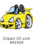 Car Clipart #42928 by Dennis Holmes Designs