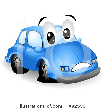 Royalty-Free (RF) Car Clipart Illustration by BNP Design Studio - Stock Sample #92533