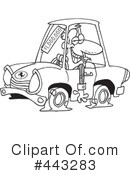 Car Salesman Clipart #443283 by toonaday