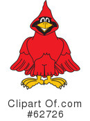 Cardinal Character Clipart #62726 by Mascot Junction
