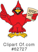 Cardinal Character Clipart #62727 by Mascot Junction