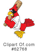 Cardinal Character Clipart #62768 by Mascot Junction
