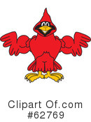 Cardinal Character Clipart #62769 by Mascot Junction