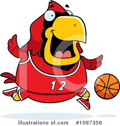 Basketball Clipart #1087356 by Cory Thoman