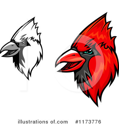 Royalty-Free (RF) Cardinal Clipart Illustration by Vector Tradition SM - Stock Sample #1173776