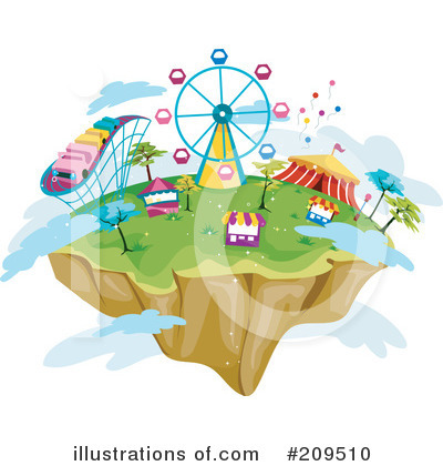 Floating Island Clipart #209510 by BNP Design Studio