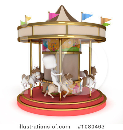 Merry Go Round Clipart #1080463 by BNP Design Studio