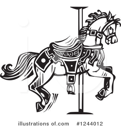 Carousel Horse Clipart #1244012 by xunantunich
