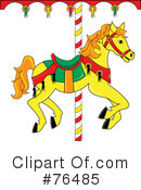 Carousel Horse Clipart #76485 by Pams Clipart
