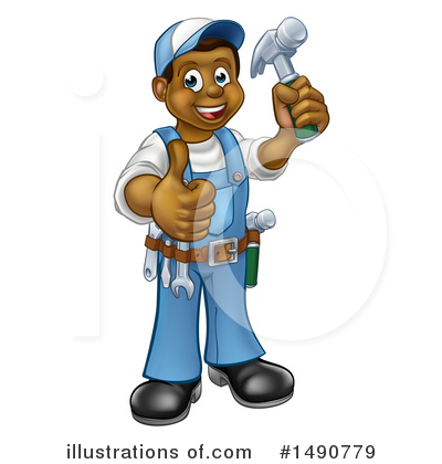 Builder Clipart #1490779 by AtStockIllustration