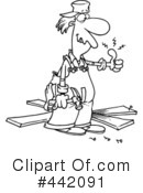 Carpenter Clipart #442091 by toonaday