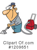 Carpet Cleaning Clipart #1209651 by toonaday