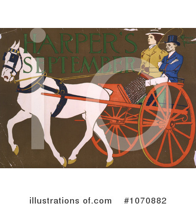 Royalty-Free (RF) Carriage Clipart Illustration by JVPD - Stock Sample #1070882