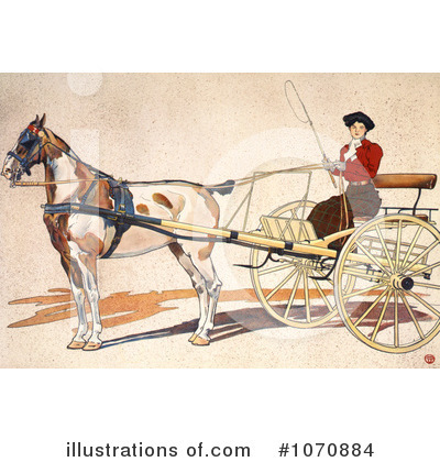 Royalty-Free (RF) Carriage Clipart Illustration by JVPD - Stock Sample #1070884