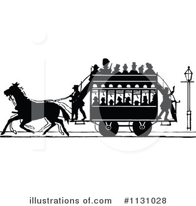Horse Drawn Carriages Clipart #1131028 by Prawny Vintage