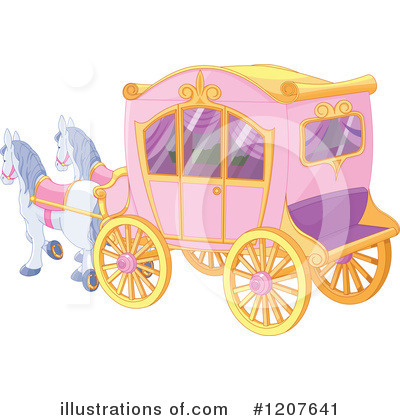 Horse Drawn Carriages Clipart #1207641 by Pushkin