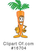 Carrot Character Clipart #16704 by Mascot Junction