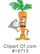 Carrot Character Clipart #16713 by Mascot Junction