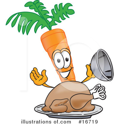 Royalty-Free (RF) Carrot Character Clipart Illustration by Mascot Junction - Stock Sample #16719