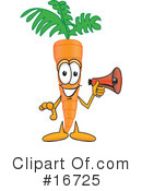 Carrot Character Clipart #16725 by Mascot Junction