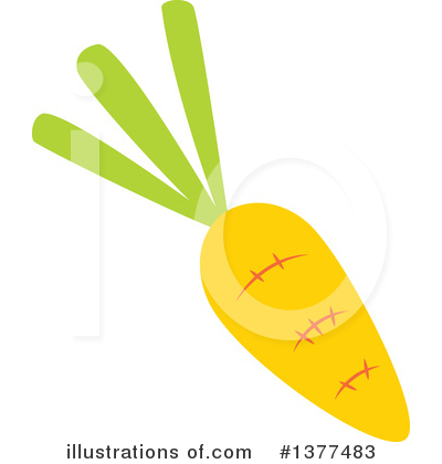 Carrot Clipart #1377483 by Cherie Reve