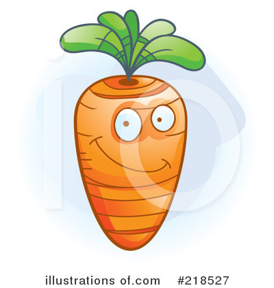 Royalty-Free (RF) Carrot Clipart Illustration by Cory Thoman - Stock Sample #218527
