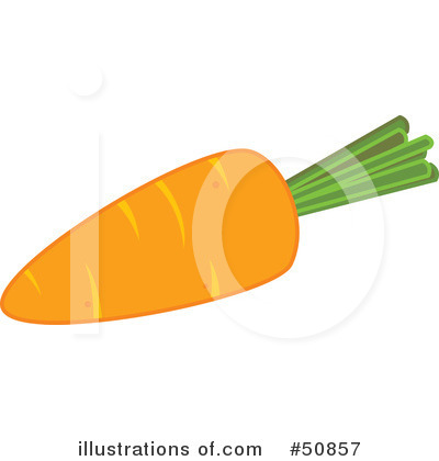 Royalty-Free (RF) Carrot Clipart Illustration by Cherie Reve - Stock Sample #50857