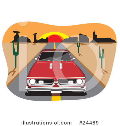 Royalty-Free (RF) Cars Clipart Illustration by David Rey - Stock Sample #24489