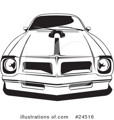 Muscle Car Clipart #24516 by David Rey