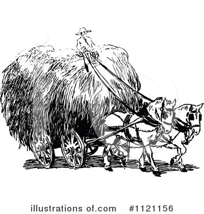 Royalty-Free (RF) Cart Clipart Illustration by Prawny Vintage - Stock Sample #1121156